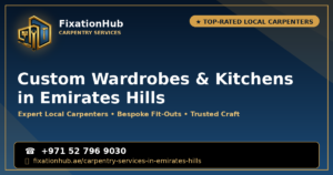 Top-Rated Local Carpenters for Custom Wardrobes and Kitchens in Emirates Hills